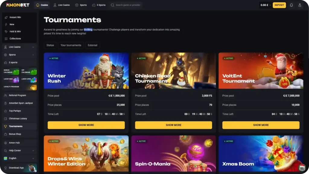 AmonBet Tournaments