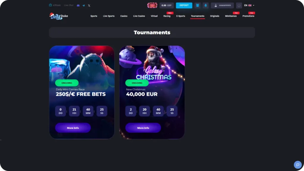 MyStake Tournaments