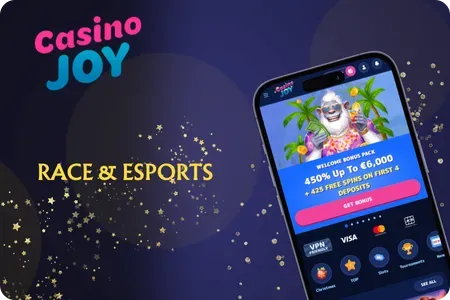 Race & Esports in Casino Joy